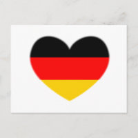 Duitsland Flag Heart
