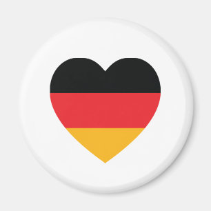 Duitsland Flag Heart Fridge Magnet