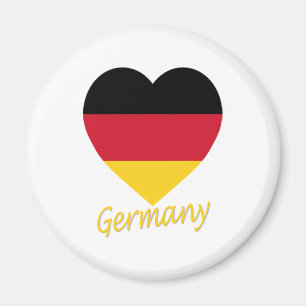 Duitsland Flag Heart Magneet