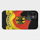 Duitsland Flag iPhone 5 Hoesje (Achterkant (horizontaal))