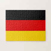 Duitsland Flag Jigzaag Puzzle Legpuzzel (Horizontaal)