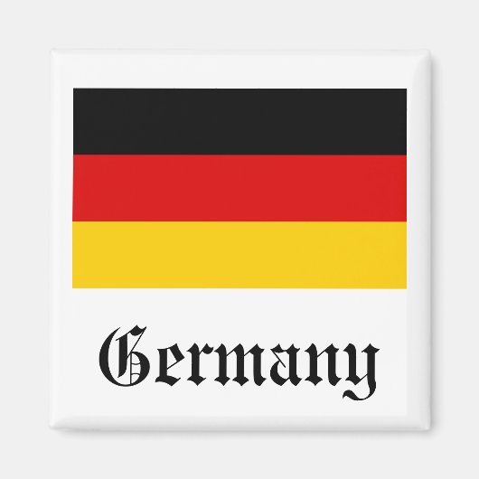 Duitsland Flag Magnet (Voorkant)