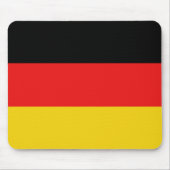 Duitsland Flag Mousepad Muismat (Voorkant)