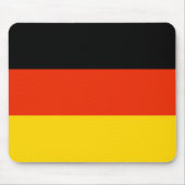 Duitsland Flag Mousepad Muismat (Voorkant)