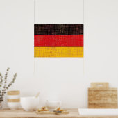 DUITSLAND FLAG Poster (Keuken)