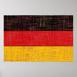 DUITSLAND FLAG Poster