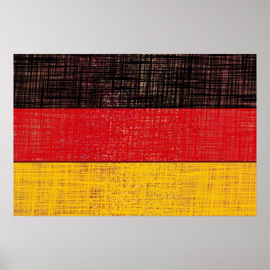 DUITSLAND FLAG Poster (Voorkant)