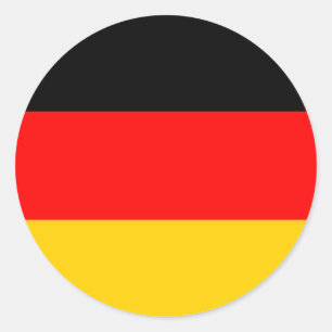Duitsland Flag Round Sticker