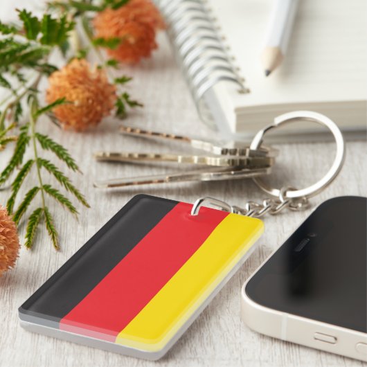 DUITSLAND FLAG SLEUTELHANGER (Voorkant Rechts)