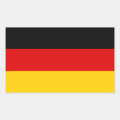 Duitsland Flag Sticker (Voorkant)