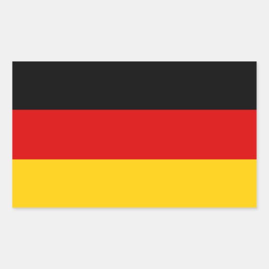 Duitsland Flag Sticker (Voorkant)