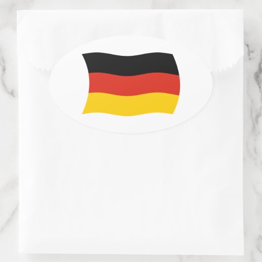 Duitsland Flag Sticker (Tas)
