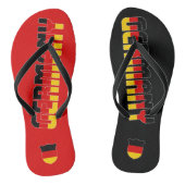 Duitsland Flag Superb Patriotic Teenslippers (Voetbed)