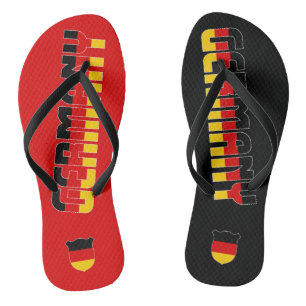 Duitsland Flag Superb Patriotic Teenslippers