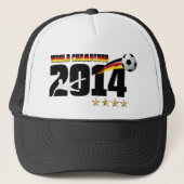 Duitsland Flag World Champion 2014 Soccer Trucker Pet (Voorkant)