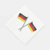 Duitsland Flags Napkins Servet (Hoek)