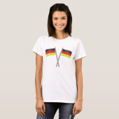 Duitsland Flags T-Shirt (Voorkant volledig)