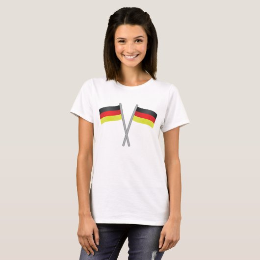 Duitsland Flags T-Shirt (Voorkant volledig)