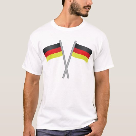 Duitsland Flags T-Shirt (Voorkant)