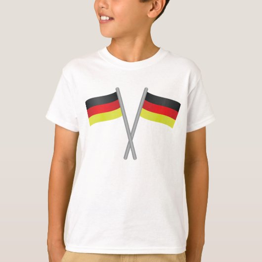 Duitsland Flags T-Shirt (Voorkant)