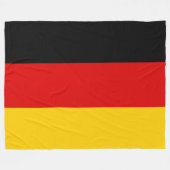 DUITSLAND FLEECE DEKEN (Voorkant (Horizontaal))