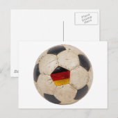 Duitsland Football Briefkaart (Voorkant / Achterkant)