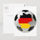 Duitsland football briefkaart (Voorkant / Achterkant)
