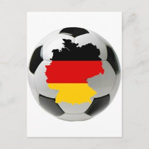 Duitsland football briefkaart