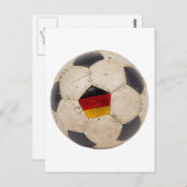 Duitsland Football Briefkaart (Voorkant / Achterkant)
