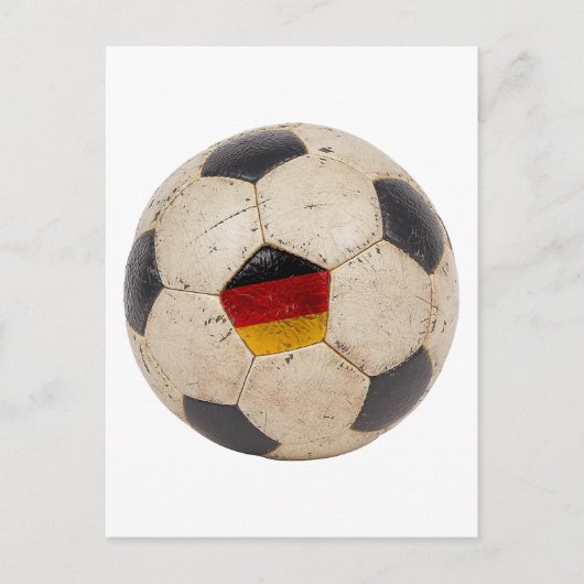 Duitsland Football Briefkaart (Voorkant)