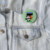 Duitsland Football Panda Ronde Button 5,7 Cm (In situ)