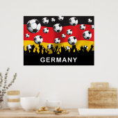 Duitsland Football Poster (Keuken)