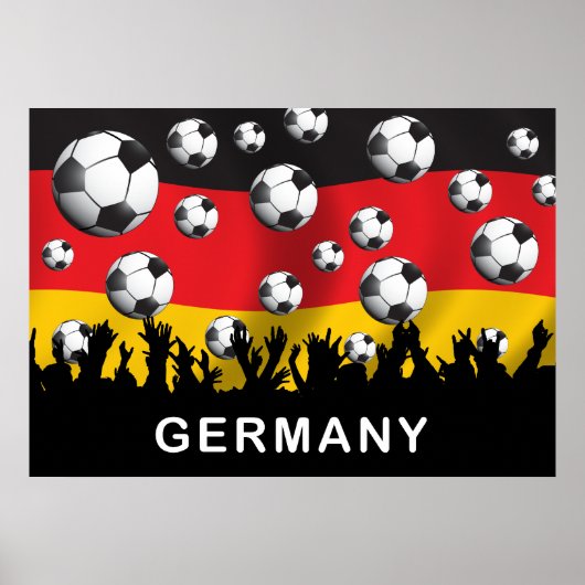 Duitsland Football Poster (Voorkant)