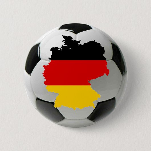 Duitsland football ronde button 5,7 cm (Voorkant)