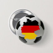 Duitsland football ronde button 5,7 cm (Voorkant /achterkant)