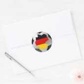 Duitsland football ronde sticker (Envelop)