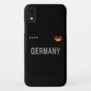 Duitsland Football Ventian Shirt Heart Case-Mate iPhone Case