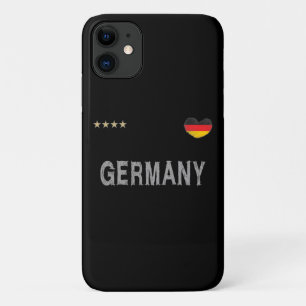 Duitsland Football Ventian Shirt Heart Case-Mate iPhone Case