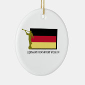 DUITSLAND FRANKFURT MISSIE LDS CTR KERAMISCH ORNAMENT (Rechts)