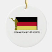 DUITSLAND FRANKFURT MISSIE LDS CTR KERAMISCH ORNAMENT (Voorkant)