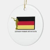 DUITSLAND FRANKFURT MISSIE LDS CTR KERAMISCH ORNAMENT (Links)