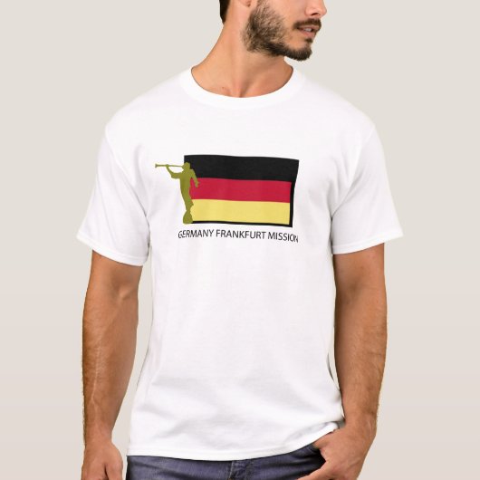 DUITSLAND FRANKFURT MISSIE LDS CTR T-SHIRT (Voorkant)