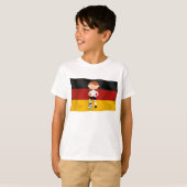 Duitsland Fußball Mädchen 3 T-shirt (Voorkant volledig)