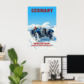 Duitsland Garmisch PartenKirchen winterposter Poster (Thuiskantoor)