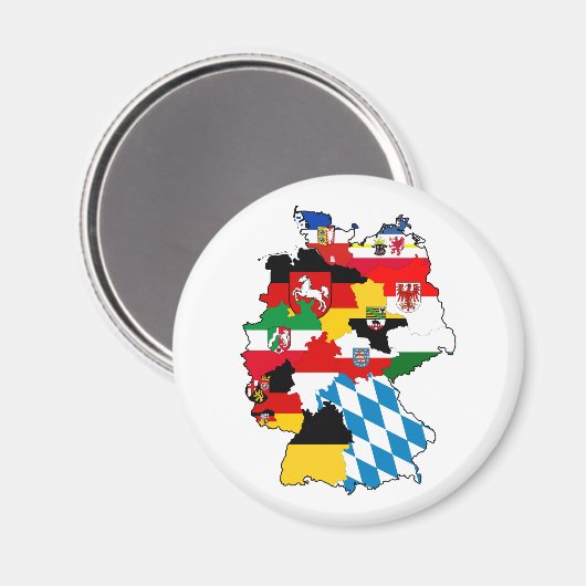 duitsland gebied politieke vlag regio provincie magneet (Voorkant / Achterkant)