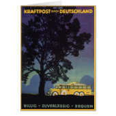  Duitsland, Gele Bus bij Nacht, Reiskunst (Voorkant)