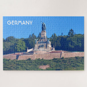 Duitsland: Germania standbeeld, Rudesheim   Legpuzzel