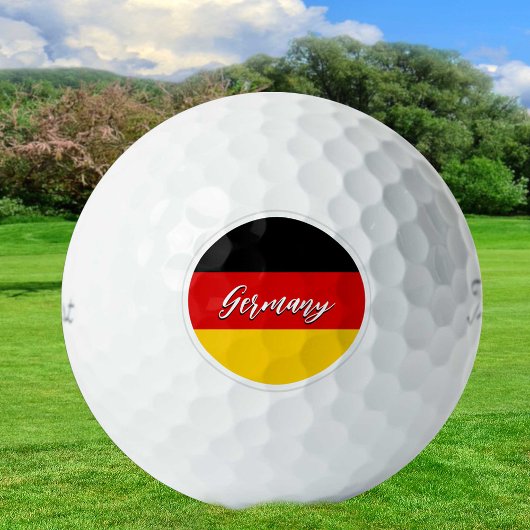Duitsland Golf Balls, Duitse vlaggolfers / patriot Golfballen