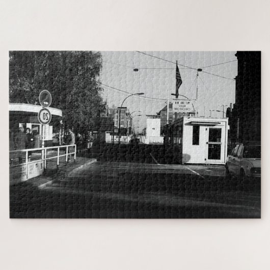  Duitsland grensposten Oost-West-Berlijn Legpuzzel (Horizontaal)