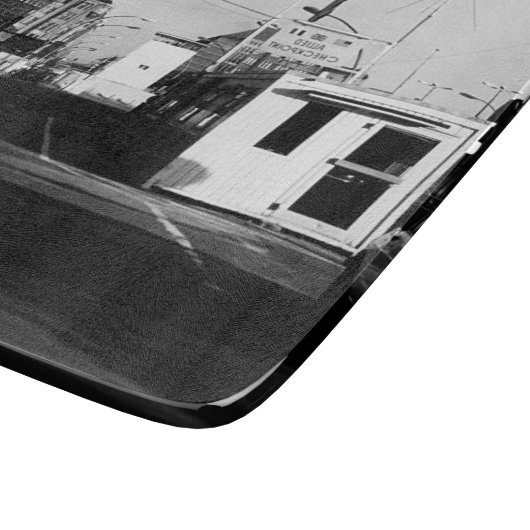  Duitsland grensposten Oost-West-Berlijn Snijplank (Hoek)